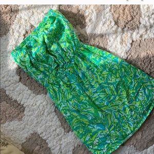 Strapless lily Pulitzer dress